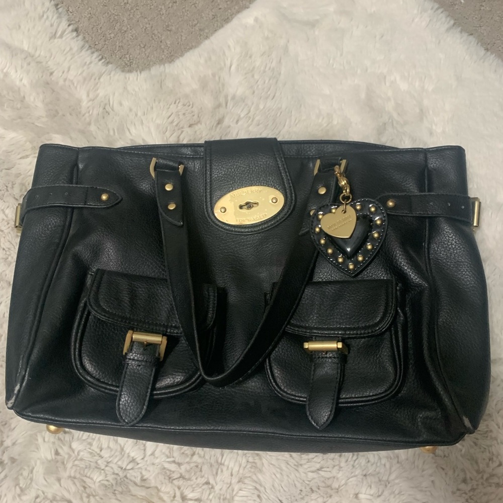 Mulberry for Target black shoulder bag